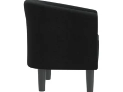 Poltrona tecido preto PT167045