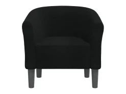 Poltrona tecido preto PT167045