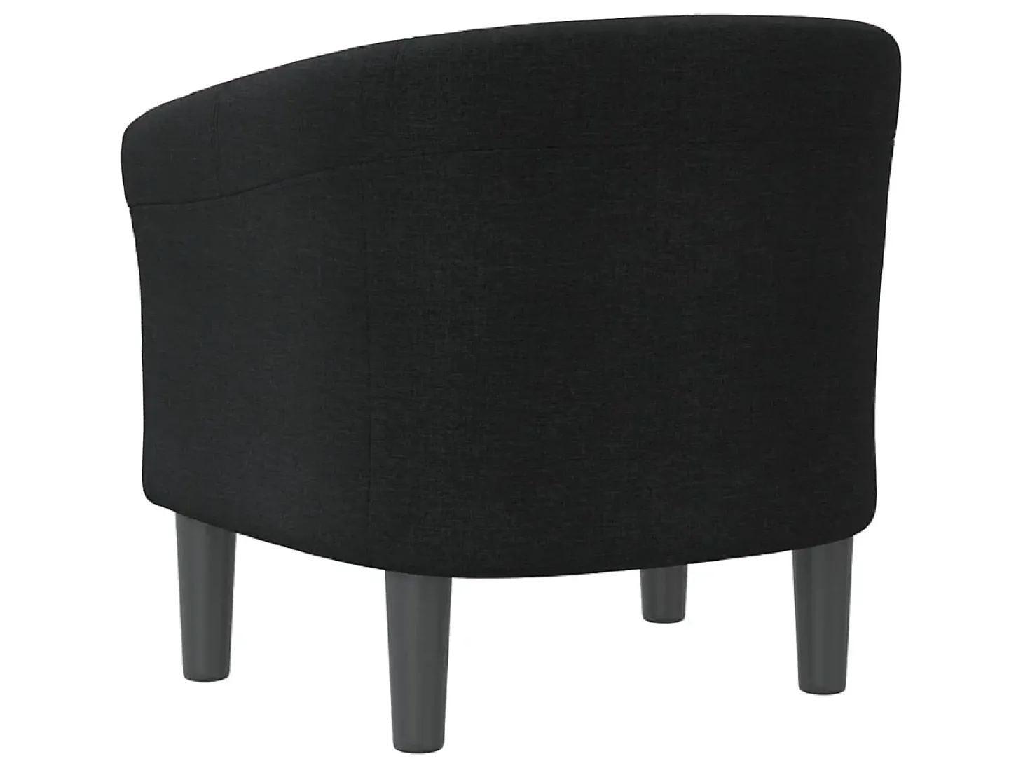 Poltrona tecido preto PT167045