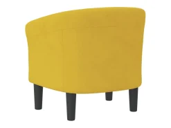 Poltrona veludo amarelo