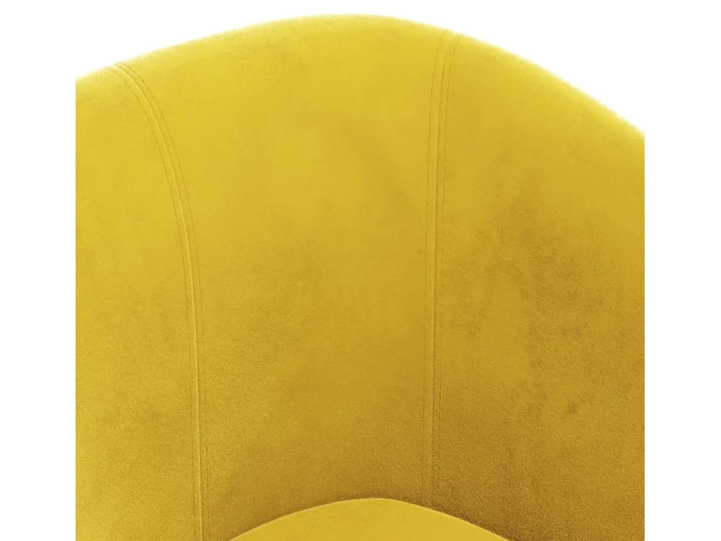 Poltrona veludo amarelo