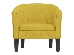 Poltrona veludo amarelo PT494935