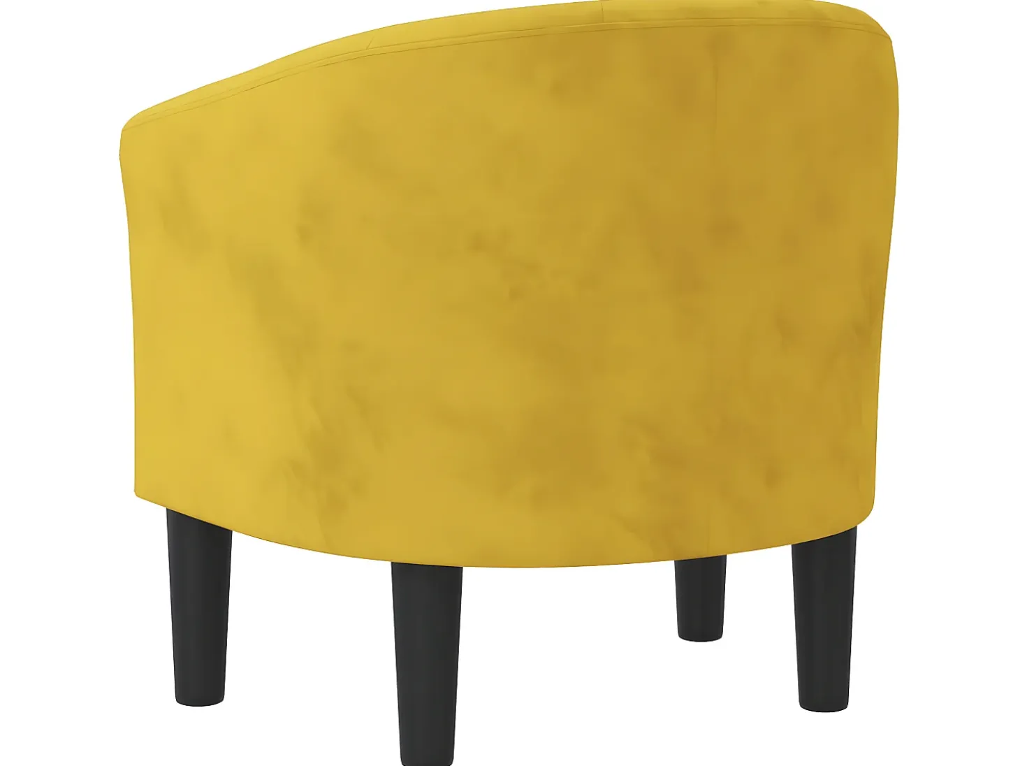 Poltrona veludo amarelo PT494935