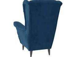 Poltrona veludo azul PT930630