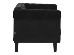 Poltrona veludo preto PT921435