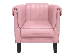 Poltrona veludo rosa