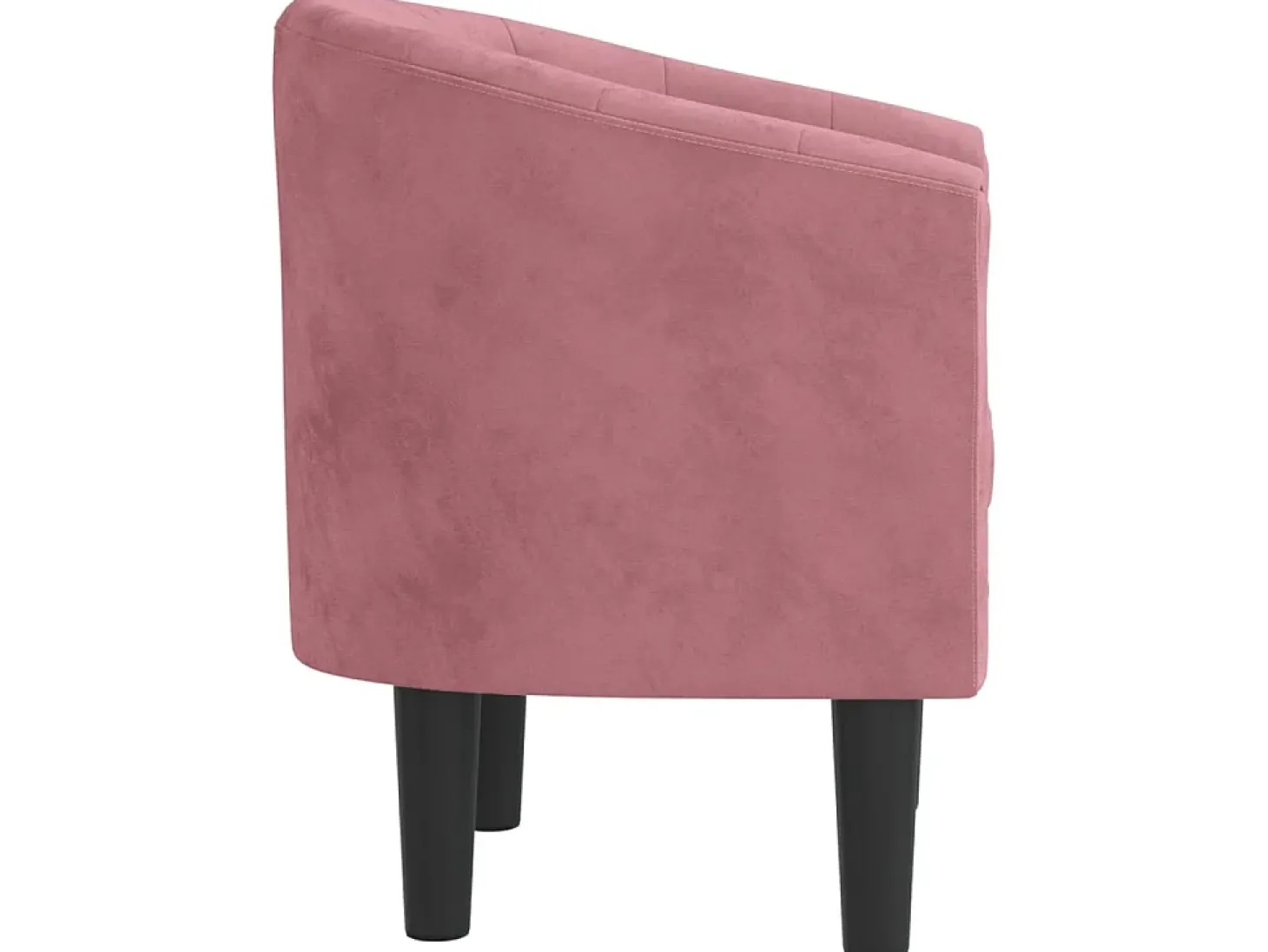 Poltrona veludo rosa PT566341