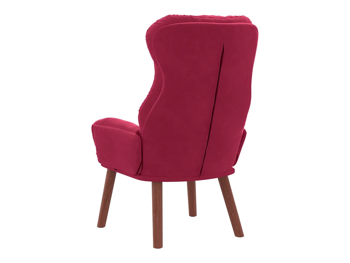 poltrona Vinho Vermelho 69 x 74 x 93 cm Veludo