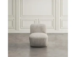 Poltrona 67,5x76x77,5 cm Cinza Bege Leith LET74G