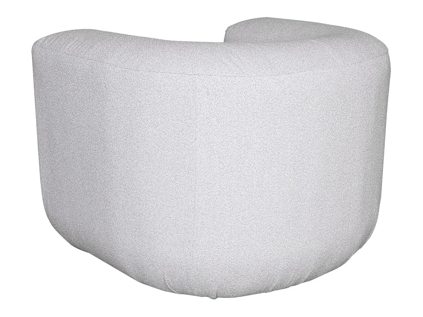 Poltrona 100x75x85 cm cinza claro nua