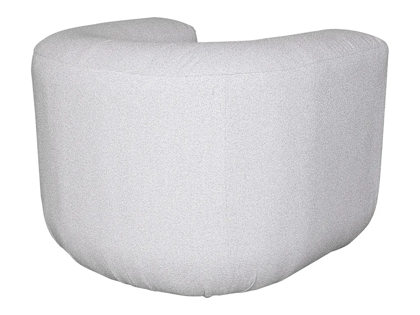 Poltrona 100x75x85 cm cinza claro nua