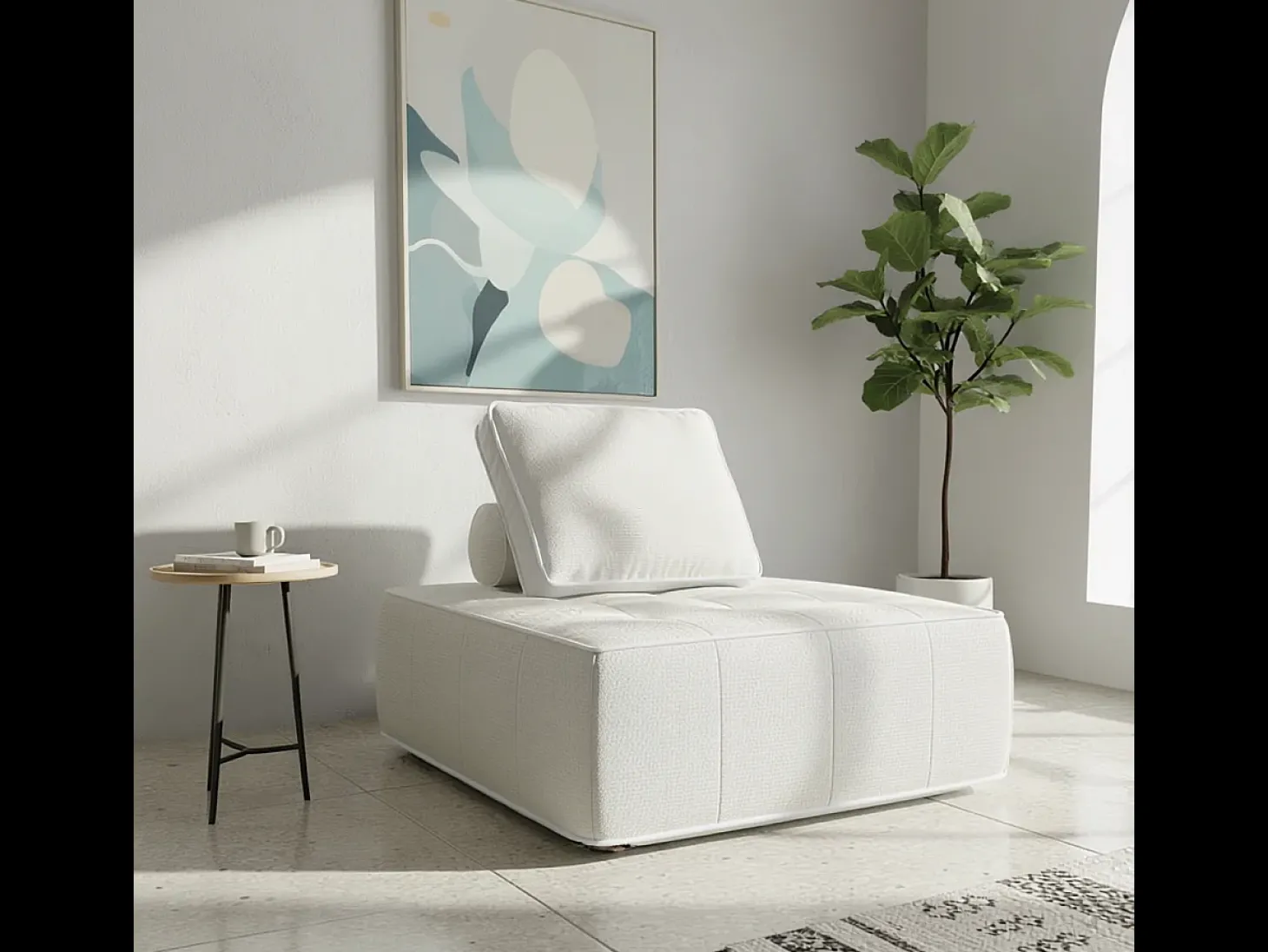 Poltrona Zen 1 lugar - branco