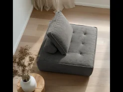 Poltrona Zen 1 lugar - cinza