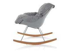 Poltrona ZEN com cadeira de baloiço cinzenta