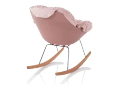 Poltrona ZEN com cadeira de baloiço rosa