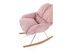 Poltrona ZEN com cadeira de baloiço rosa