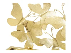 Prateleira Borboleta 18, Ouro, 43x19,2x16,5 cm, Kendra Home
