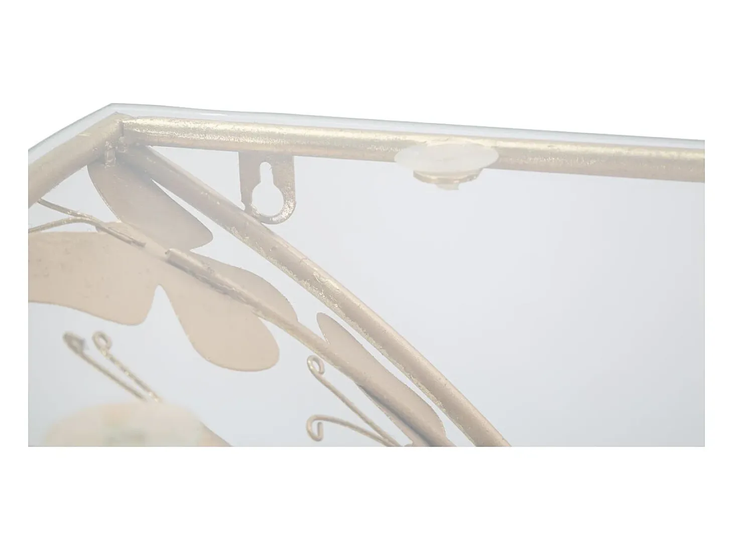 Prateleira Borboleta 19, Ouro, 44,5x24,5x34,5 cm, Kendra Home