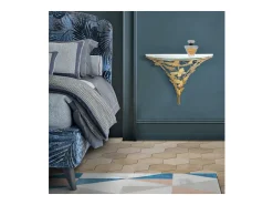 Prateleira Borboleta 19, Ouro, 44,5x24,5x34,5 cm, Kendra Home