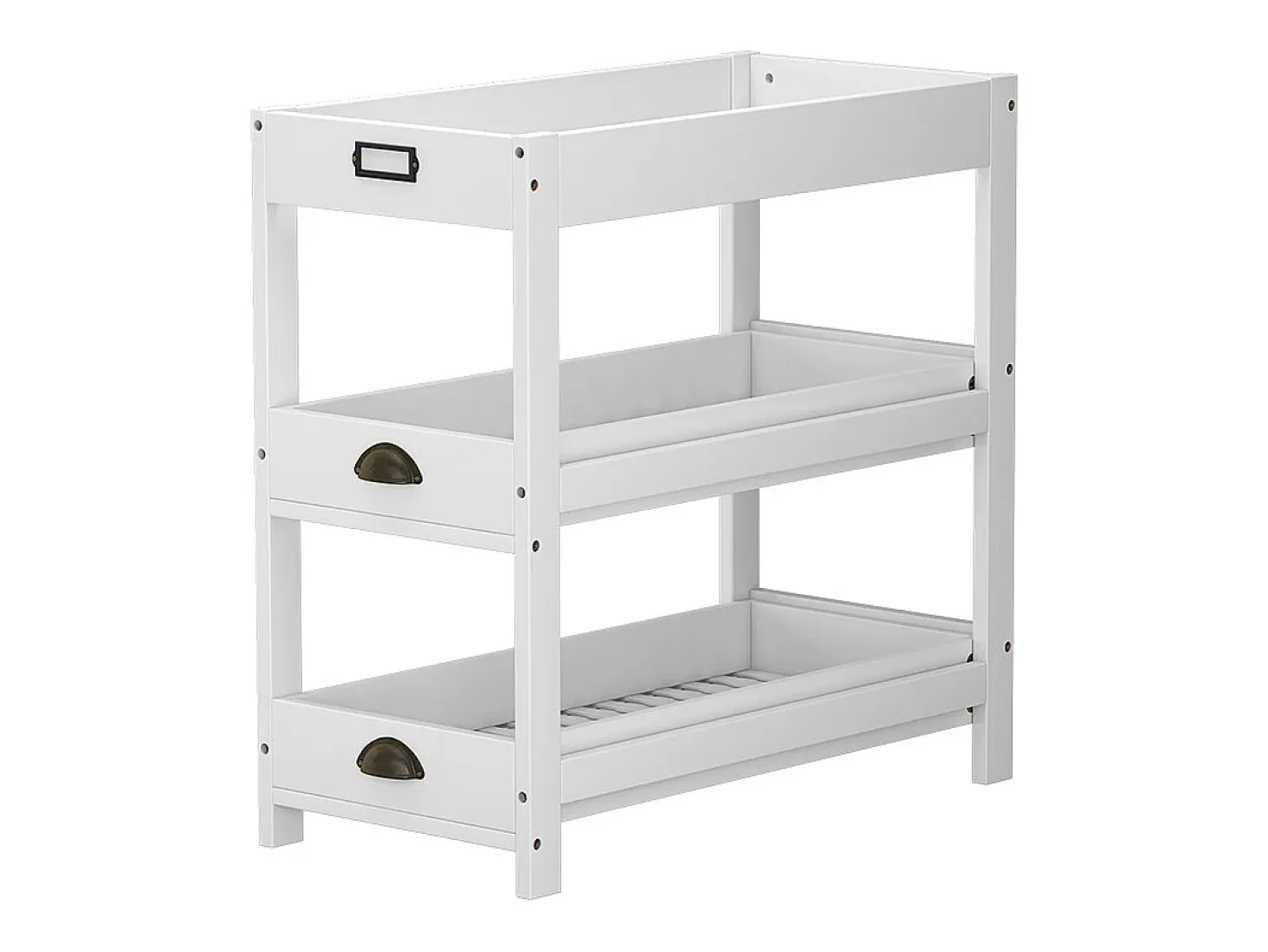 Prateleira de arrumação branco 33x66x66 legum