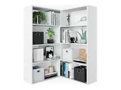 Prateleira de canto branco 170x29.6x142.4 laine