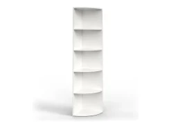 Prateleira de canto branco 40x40x180 ecki