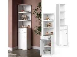 Prateleira de canto branco 30x30x135.5 larry