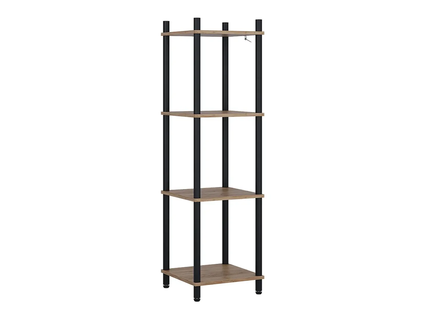 Prateleira de canto carvalho goldkraft/antracite 30x30x102.5 bivio