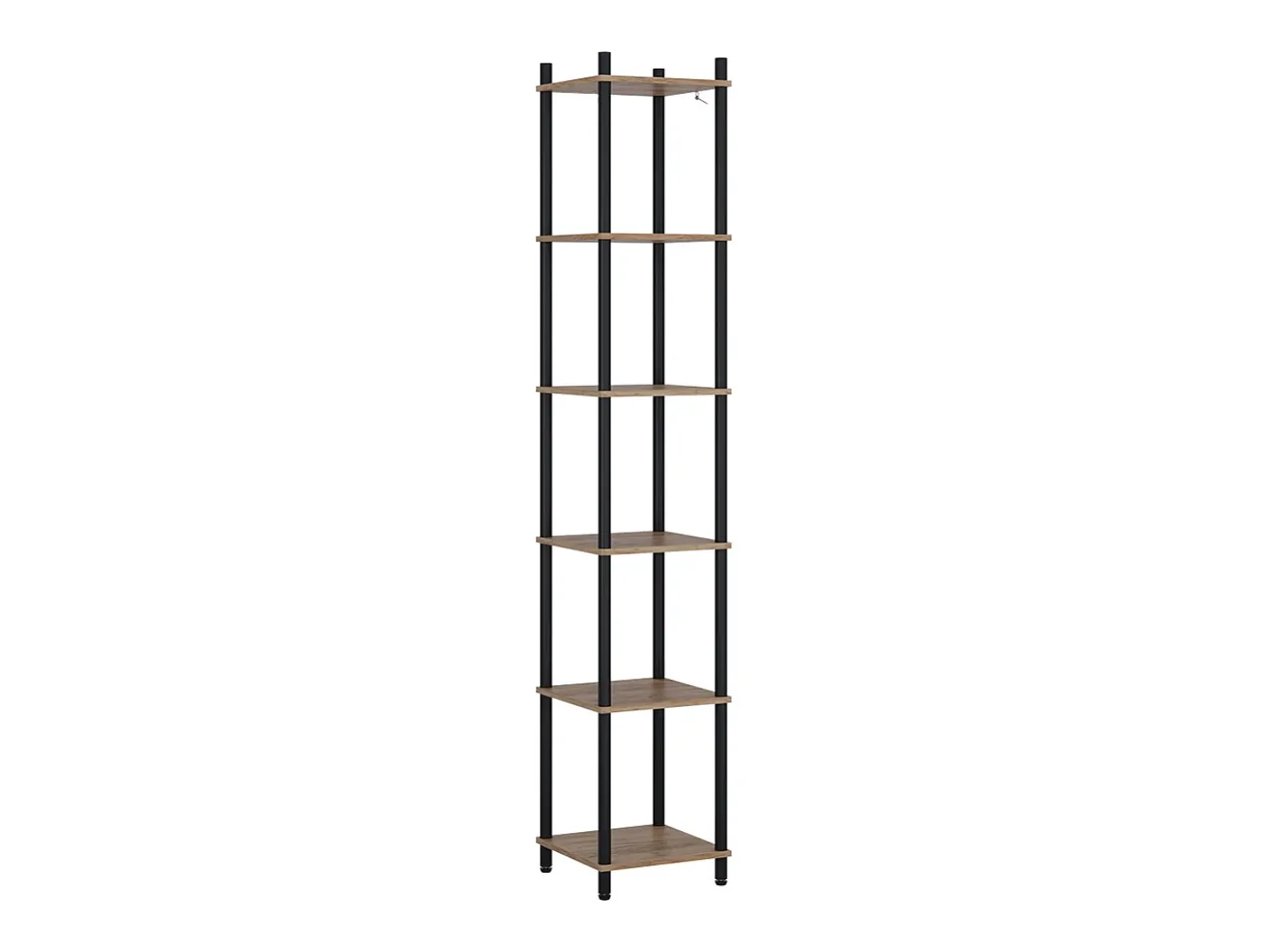 Prateleira de canto carvalho goldkraft/antracite 30x30x163.5 bivio