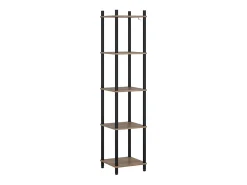 Prateleira de canto carvalho goldkraft/antracite 30x30x133 bivio