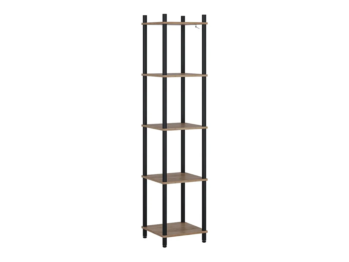 Prateleira de canto carvalho goldkraft/antracite 30x30x133 bivio