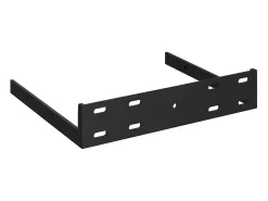 Prateleira de canto suspensa 25x25x3,8 cm MDF cinzento