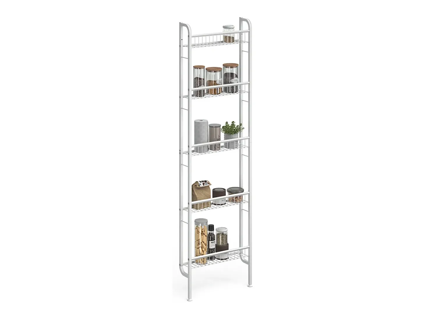 Prateleira de escada branco 44.5x11x160 klivo