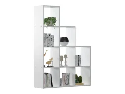 Prateleira de escada branco 103.5x29x144 aramis