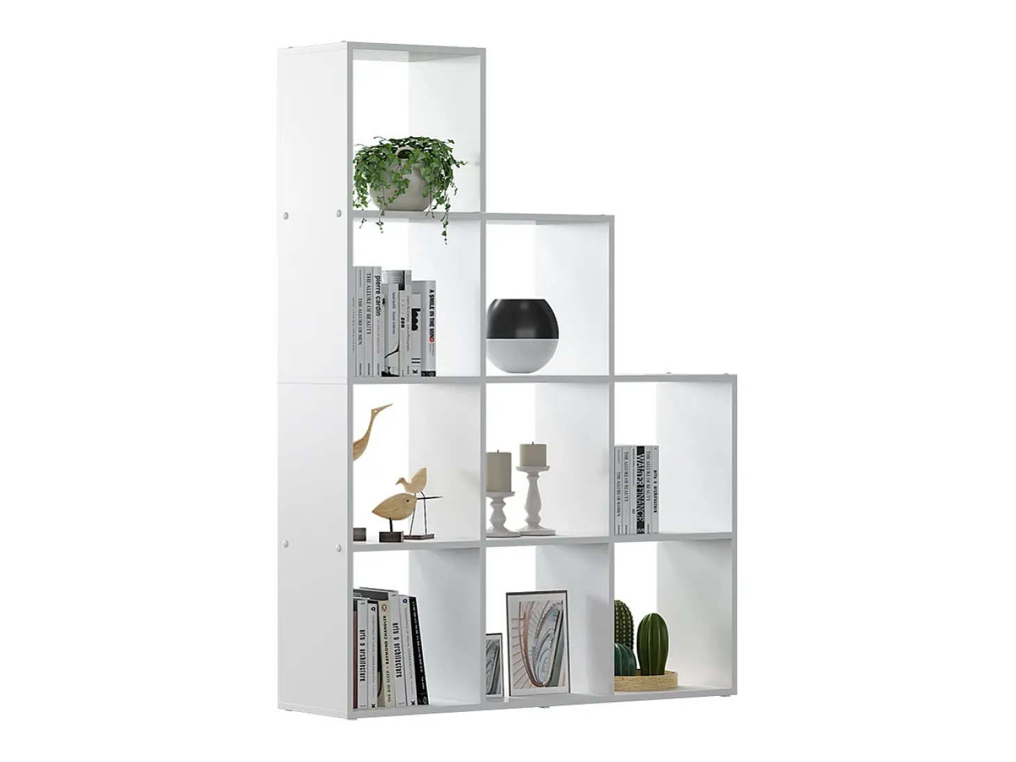Prateleira de escada branco 103.5x29x144 aramis