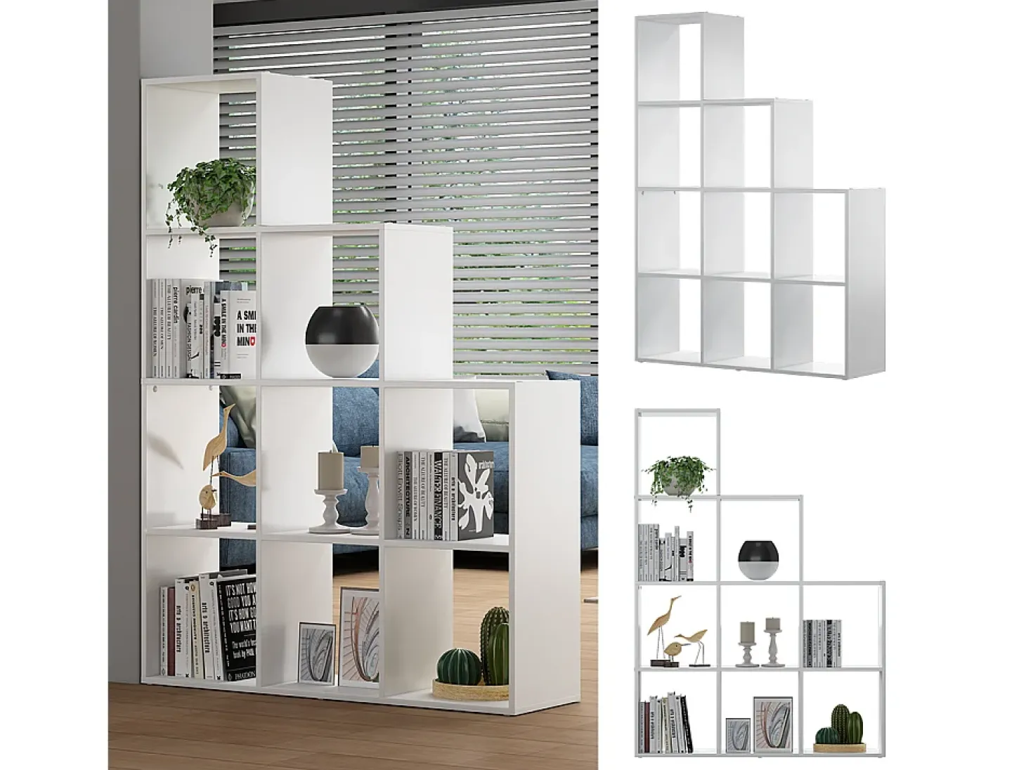 Prateleira de escada branco 103.5x29x144 aramis