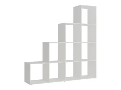 Prateleira de escada branco 138x29x143 aramis