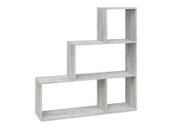 Prateleira de escada cinza 116.8x29x123.2