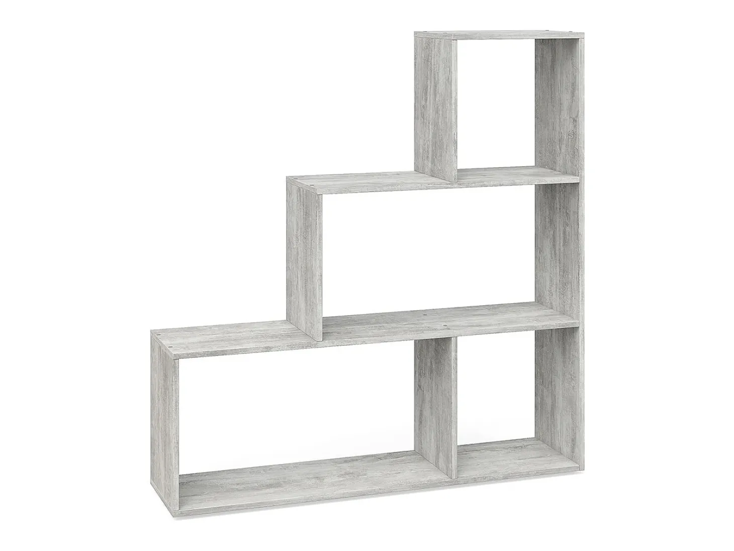Prateleira de escada cinza 116.8x29x123.2