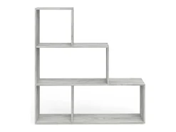 Prateleira de escada cinza 116.8x29x123.2