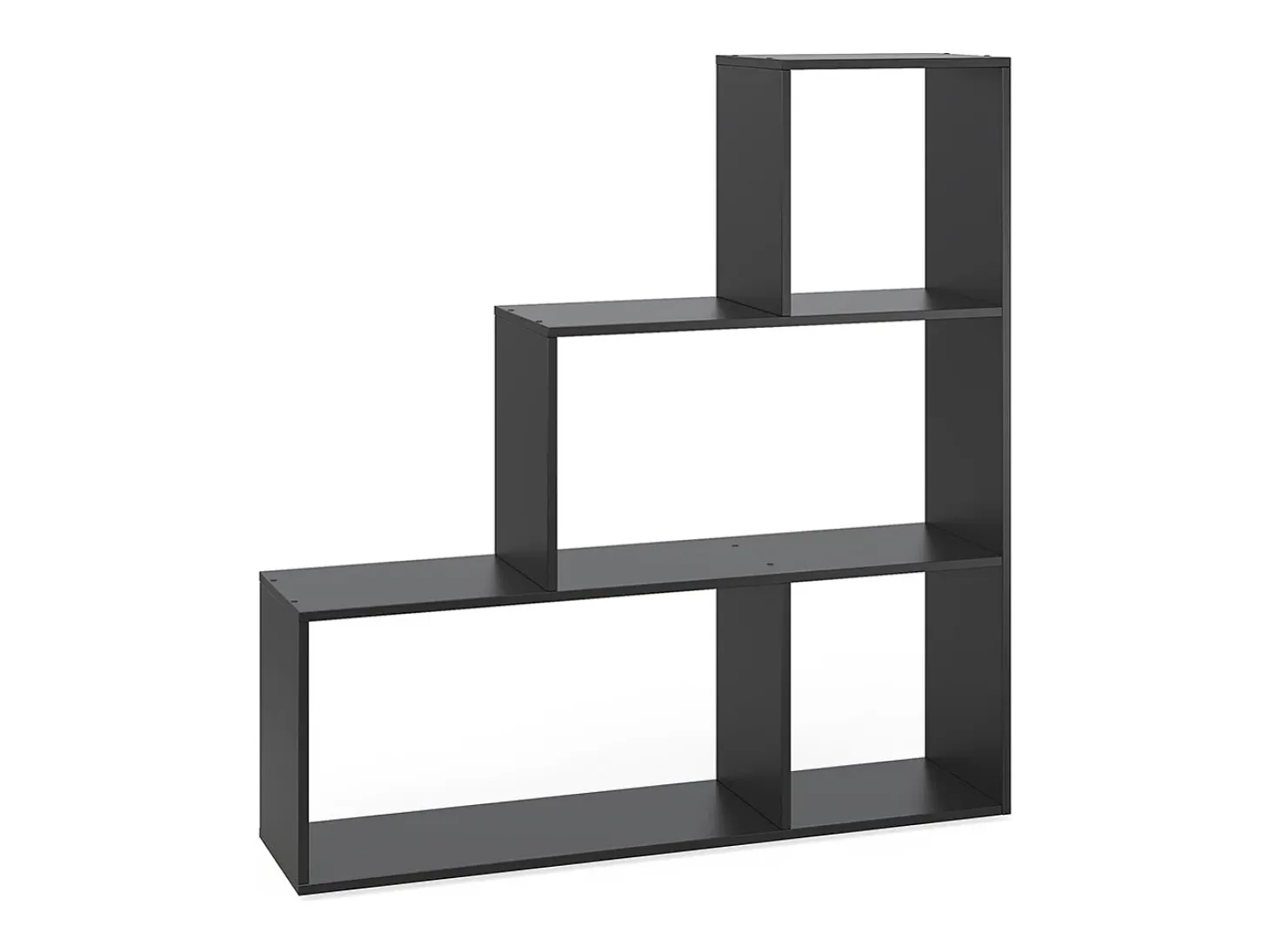 Prateleira de escada preto 116.8x29x123.2