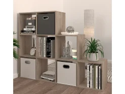 Prateleira de escada sonoma 142.4x29x107.8
