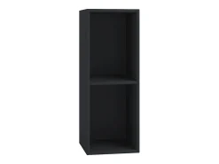 Prateleira de mídia de CD / DVD Platto Preto A. 72 x L. 34 x P. 30 cm