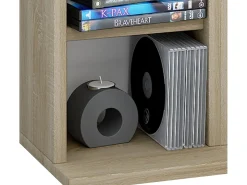 Prateleira de mídia de CD / DVD Milano Carvalho Sonoma (Sägerau) A. 92 x L. 42 x P. 20 cm