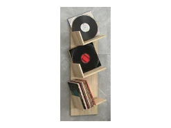 Prateleira de mídia de CD / DVD Lona Carvalho Sonoma (Sägerau) A. 106 x L. 33 x P. 26 cm