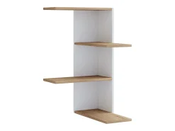 Prateleira de parede Balos Branco/carvalho de mel A. 77 x L. 45 x P. 45 cm