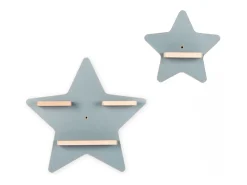Prateleira de parede BOARTI Regal Cinza A. 33 x L. 33 x P. 5 cm