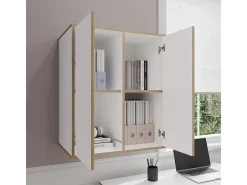 Prateleira de parede branco 63x40x75 tetrix