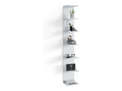Prateleira de parede branco 30x28x190 paolo