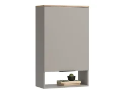 Prateleira de parede cinzento-bege 60x30x100 wido